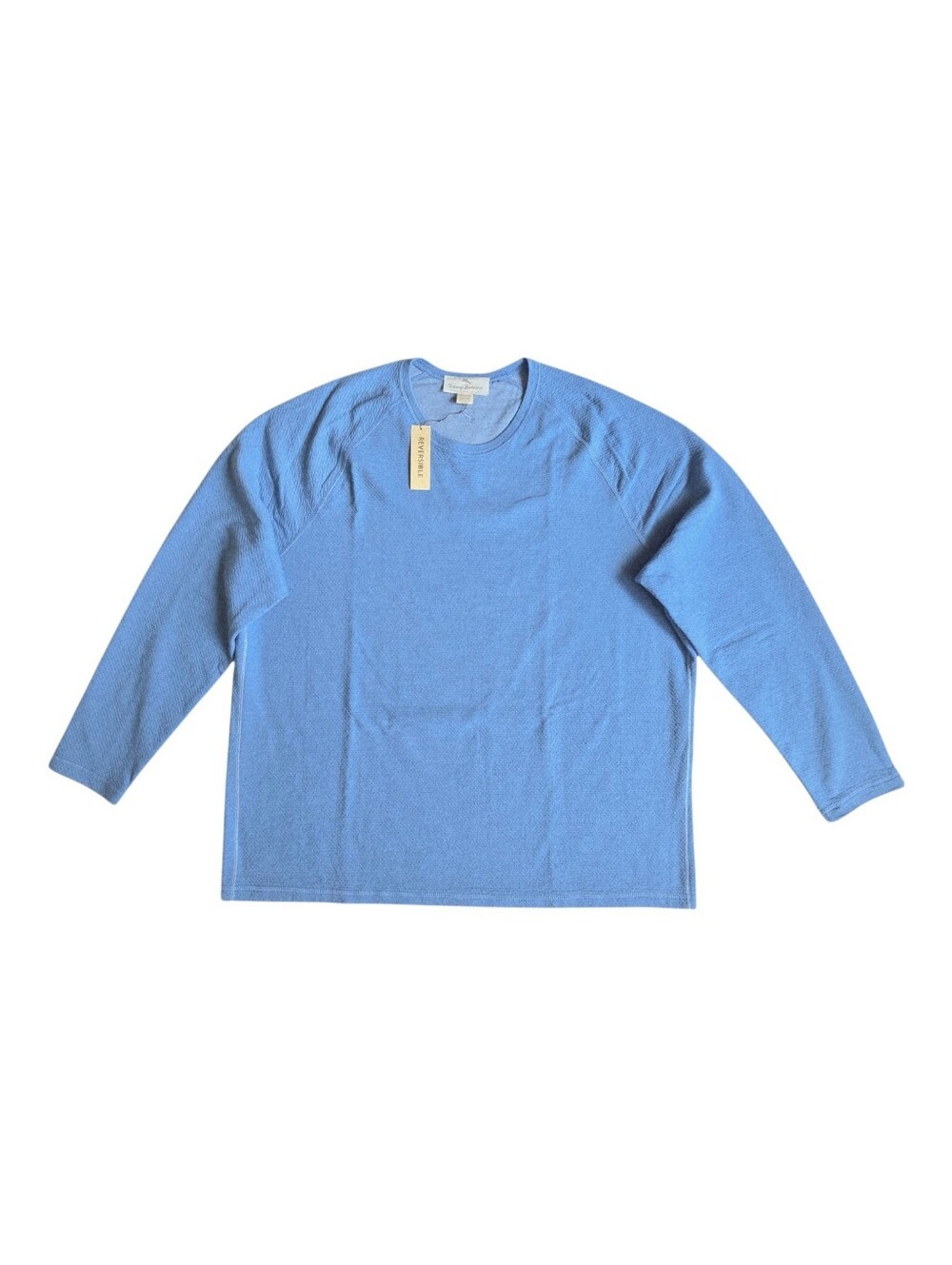 Tommy Bahama Men's Blue Reversible Flip The Wave Crew LS Sweatshirt Sz XXXL